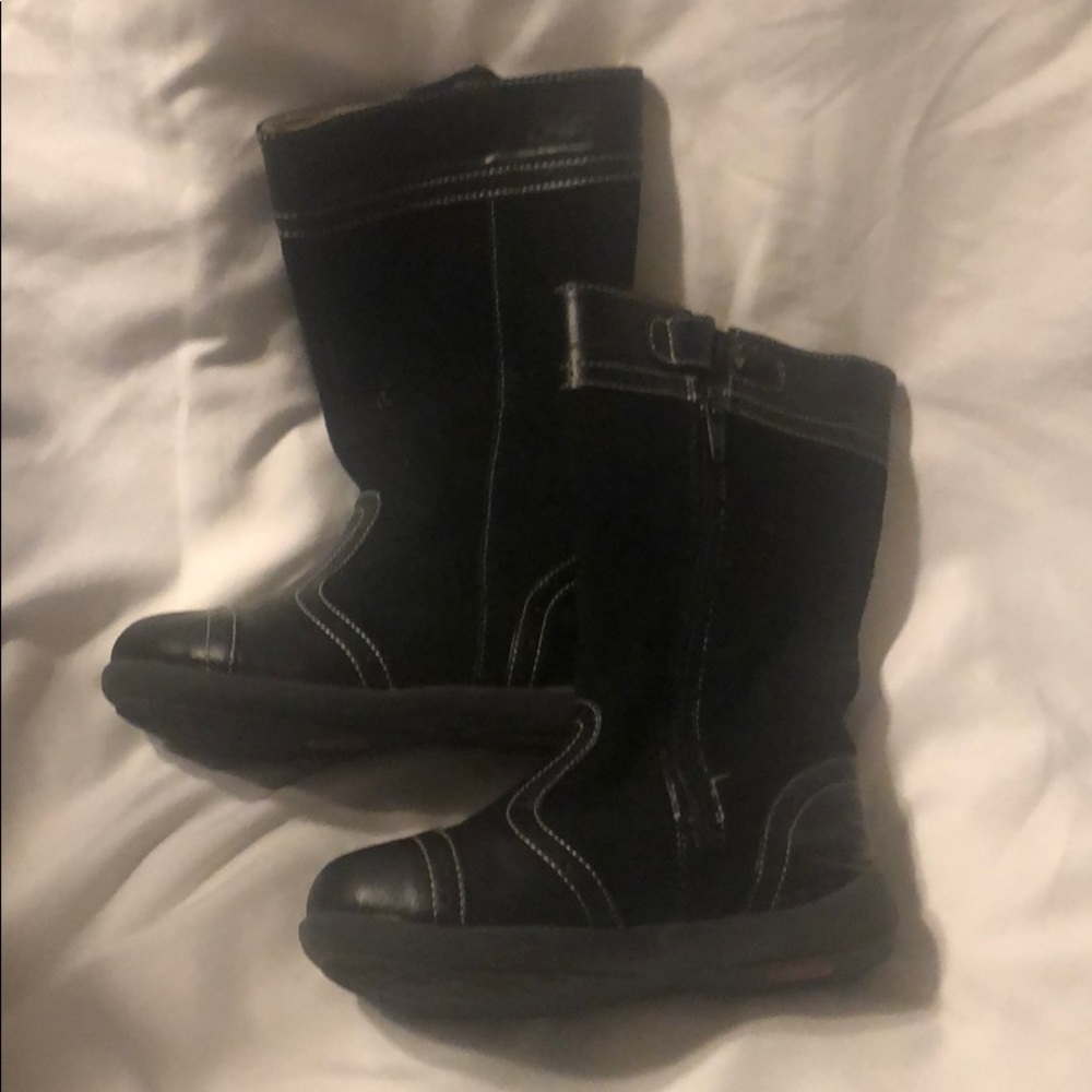 Kai Genuine Suede/Leather Girls Boots